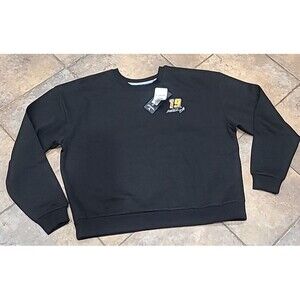 Martin Truex Jr. #19 Antigua 2XL Black Crewneck NASCAR Men's Women's Unisex